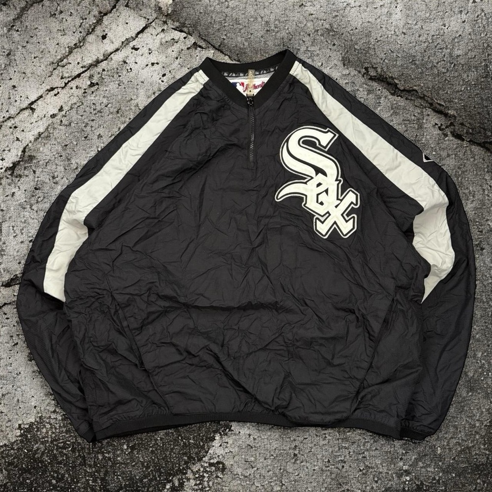 MLB White Sox Quarter-Zip Windbreaker